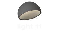 Vibia Duo Petra 4877, lámpara de techo LED, grafito - ø35 x 23 cm - 2.200-4.000 K - casambi