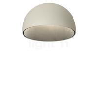 Vibia Duo Petra 4879, lámpara de techo LED, blanco crema - ø70 x 38,5 cm - 2.700 K - DALI/1-10 V/Push