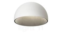 Vibia Duo Petra 4879, lámpara de techo LED, blanco plástico - ø70 x 38,5 cm - 2.200-4.000 K - casambi