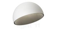 Vibia Duo Petra 4881, lámpara de techo LED, blanco plástico - ø70 x 47,5 cm - 2.700 K - DALI/1-10 V/Push