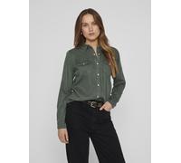 Vibista Bolsillos Camisa Vaquera M