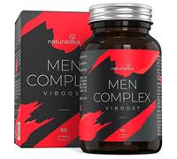 viboost MEN COMPLEX · Pastillas con Maca, Arginina, Ginseng, Tribulus Terrestris y Zinc · Potencia y Duración Máxima para hombre · Caspulas Booster de testosterona pura · biagra -mente bueno