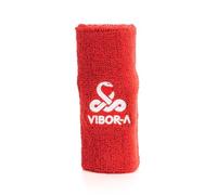 Muñequera Víbora Rojo Logo Blanco White