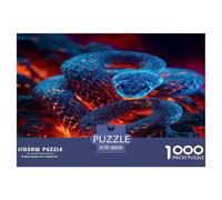 Víbora artística Puzzles Entretenimiento Creativo Rompecabezas 1000 Piezas Obra De Arte De Juego De para Adultos Y Niños 38x26cm/1000pcs