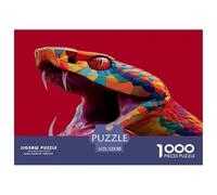 Víbora Prismática Puzzles Entretenimiento Creativo Rompecabezas 1000 Piezas Obra De Arte De Juego De para Adultos Y Niños 52x38cm/1000pcs