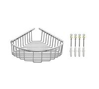 VIBORG sólido SUS-304 acero inoxidable Extra grueso estante de baño estantes para ducha, cestas para ducha pared, estantería de esquina para baño pulido como un espejo