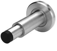 VIBORG Tope de Puerta Ajustable Extra-Largo de Acero Inoxidable, Tope de Goma para Pared, Puerta de Goma