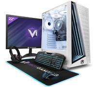 Vibox I-104 PC Gaming Completo • Monitor 22" • AMD Ryzen 3 3200G 4,0GHz • Radeon Vega 8 • 16GB RAM • 500GB NVMe SSD • Linux OS • WiFi