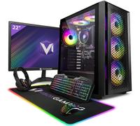 Vibox I-106 PC Gaming Completo • Monitor 22" • AMD Ryzen 3 3200G 4,0GHz • Radeon Vega 8 • 16GB RAM • 500GB SSD • Linux OS • WiFi