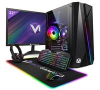 Vibox I-72 PC Gaming Completo • Monitor 22" • AMD Ryzen 3 3200G 4 Cores • Radeon Vega 8 • 8GB RAM • 480GB SSD • Linux OS • WiFi