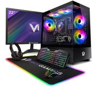 Vibox I-96 PC Gaming Completo • Monitor 22" • AMD Ryzen 3 3200G 4,0GHz • Radeon Vega 8 • 8GB RAM • 480GB SSD • Linux OS • WiFi