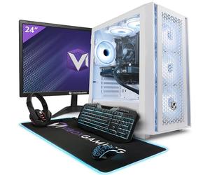 Vibox II-38 PC Gaming Completo • Monitor 23" • Intel Core i5 10400F 4,3GHz • Nvidia RTX 3050 6GB • 16GB RAM • 500GB SSD • Windows 11 • WiFi