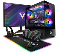 Vibox II-44 PC Gaming Completo • Monitor 23" • Intel Core i5 10400F 4,3GHz • Nvidia RTX 4060 8GB • 16GB RAM • 1TB NVMe SSD • Windows 11 • WiFi