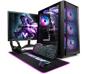 Vibox III-4 PC Gaming Completo • Monitor 23" • Intel Core i5 11400F 4,4GHz • Nvidia RTX 3050 6GB • 16GB RAM • 500GB SSD • Windows 11 • WiFi