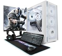 Vibox IX-523 PC Gaming Completo • Monitor 27" • AMD Ryzen 7 9800X3D 5,0GHz • AMD Radeon RX 9070 XT 16GB • 32GB 5600MHz DDR5 RAM • 1TB NVMe SSD • Windows 11 • WiFi • Blanco
