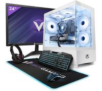 Vibox V-178 PC Gaming Completo - Monitor 24" - AMD Ryzen 5 4500 Procesador 4.1GHz - Nvidia RTX 4060 Ti 8GB - 16GB RAM - 1TB SSD - Windows 11 - WiFi