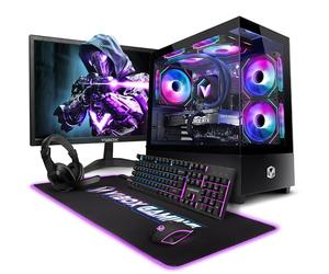 Vibox VIII-526 PC Gaming Completo • Monitor 23" • Intel Core i9 12900KF 16 Cores • Nvidia RTX 3050 6GB • 16GB RAM • 500GB SSD • Windows 11 • WiFi 6 + Bluetooth 5.4