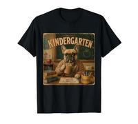 Vibra De Café De Perro Francés De Maestro De Jardín De Camiseta gráfica económica, Hombre, Negro, L
