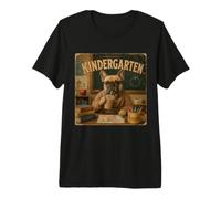 Vibra De Café De Perro Francés De Maestro De Jardín De Camiseta Premium