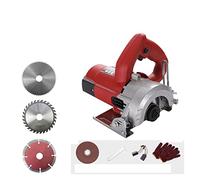 Vibración de azulejos, Máquina cortadora multifunción Sierra circular eléctrica ranuradora de mármol y madera piedra Herramientas eléctricas Para suelos y paredes(1600w-SET 4)