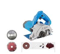 Vibración de azulejos, Máquina cortadora multifunción Sierra circular eléctrica ranuradora de mármol y madera piedra Herramientas eléctricas Para suelos y paredes(1450w-SET 3)