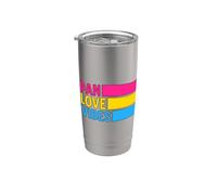 Vibraciones de amor y dolor: pansexual Vaso térmico de acero inoxidable de doble pared