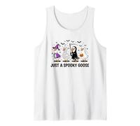 Vibraciones de Halloween de Just A Goose Boo Crew Camiseta sin Mangas