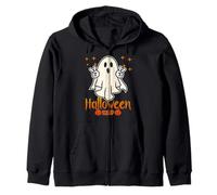 Vibraciones de Halloween para Happy Halloween 2025 Halloween Fantasma Sudadera con Capucha