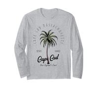 Vibraciones de playa en Cape Cod, Massachusetts, Tropical Tree Island Manga Larga