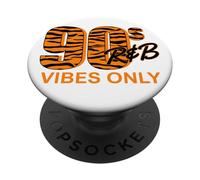Vibraciones de R&B de los 90, Solo música RnB de los Noventa, Estampado Animal PopSockets PopGrip Adhesivo