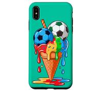 Vibraciones de verano gráfico de arte de goteo de helado de Carcasa para iPhone XS Max
