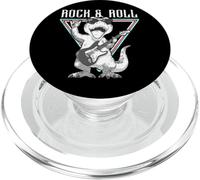 Vibraciones Divertidas de Guitarra Rock & Roll Dino PopSockets PopGrip para MagSafe