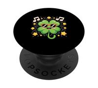 Vibraciones Musicales Divertidas de Lucky Clover PopSockets PopGrip Adhesivo