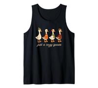 Vibraciones otoñales de Just A Cozy Goose Camiseta sin Mangas
