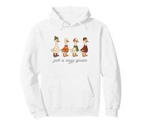 Vibraciones otoñales de Just A Cozy Goose Sudadera con Capucha