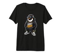 Vibraciones relajantes al Estilo Callejero de Stay Cool Penguin Camiseta Premium