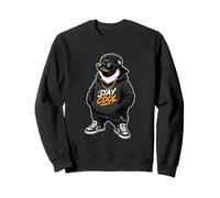 Vibraciones relajantes al Estilo Callejero de Stay Cool Penguin Sudadera