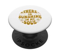 Vibraciones Retro positivas de Sunshine In My Soul PopSockets PopGrip Adhesivo
