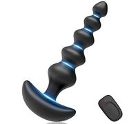 Vibrador anal 16 modos de vibración Estimulación anal remota Vibrador de próstata impermeable con función de vibración Enchufe anal adecuado para principiantes Juguete sexual femenino masculino