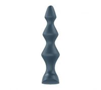 Vibrador anal de bolas enchufe vibratorio recargable falo dilatador de silicona
