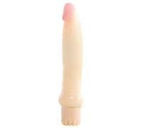 Vibrador vaginal anal realista falo vibrador dildo suave juguete sexual