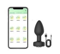 Vibrador Aplicación remota Control vibrador Anal Butt Plug hombres masturbador de próstata juguetes sexuales para adultos Para mujeres hombres Gay