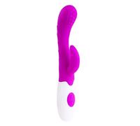 Vibrador Arthur Flirtation de Pretty Love - Estimulador Punto G Multivelocidad, Ancho 3.8 cm, Longitud 20 cm, Colores Púrpura