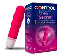 Vibrador clitoris mini con control secreto de terciopelo, Longitud 125 mm, Ancho 65 mm, Profundidad 45 mm, Departamento MUJERES, Poids 0.095 Kg, Colores Rojo