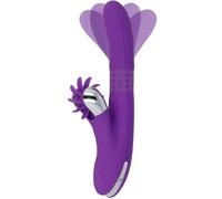 Vibrador con Lengua Giratoria 4 Modelos Recargables | noestabu.com