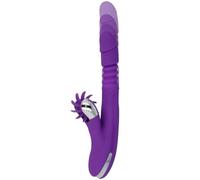 Vibrador con Lengua Giratoria 4 Modelos Recargables | noestabu.com