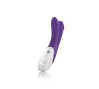 Vibrador conejito Mystim Bon Aparte silicona púrpura 5 velocidades USB