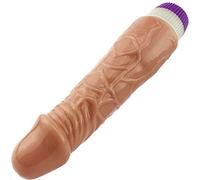 Vibrador, consolador, juguete sexual para mujeres, consolador vibrador, venado y flexible, con varios niveles, juguete sexual de goma, para mujer, 20 cm, vibración D10-2 (D10-2) (S)