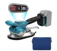 Vibrador de azulejos compatible con batería Makita de 18 V (sin batería), 6 velocidades ajustables, ventosa de 20 cm, fuerza de sujeción de 200 kg, pantalla digital y bolsa de tela