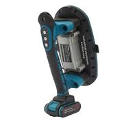 Vibrador de azulejos con batería de 21 V, batería de 2000 mAh, 6 niveles de velocidad ajustables, vibrador de azulejos, herramienta portátil con disco de succión de goma